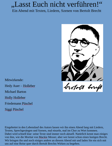 brechtplakat